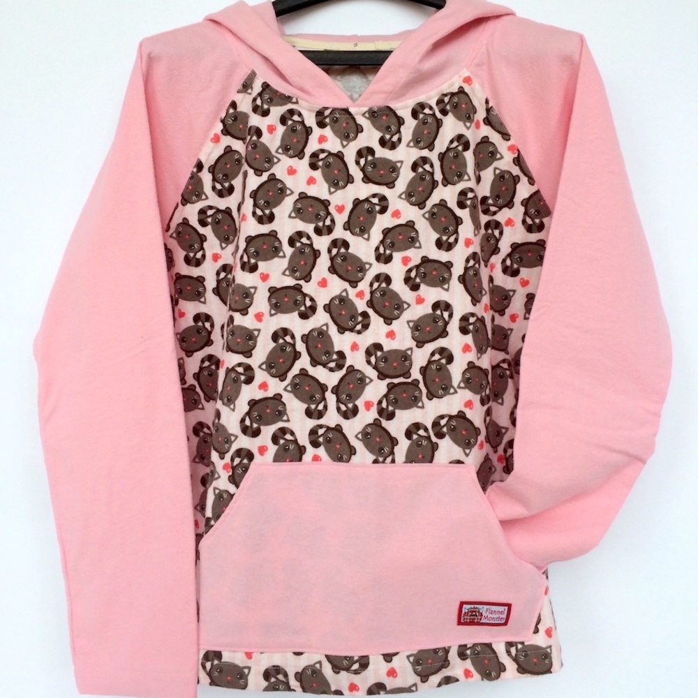 Kitty Faces Flüdie (Flannel Hoodie)